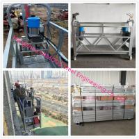 China Hot Dip Galvanized Suspended Scaffold Platform With Heavy Loading Capacity on sale