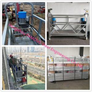 Hot Dip Galvanized Suspended Scaffold Platform With Heavy Loading Capacity