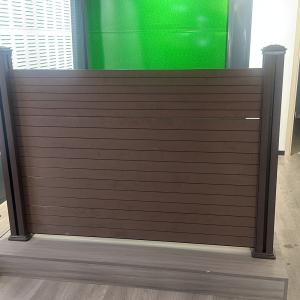 China Uv Resistance WPC Privacy Fence Screen 1.8m*1.8m Size For For Garden Enclosures wholesale