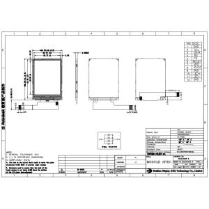 China Pantalla transmisiva 2.8v, pantalla táctil de TFT antideslumbrante del IPS supplier