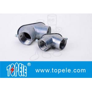 China EMT Conduit And Fittings Zinc Die Cast Set-screw EMT Pull Elbows With Gasket supplier