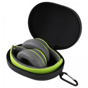 China Durable Stable Hard Shell Headphone Case 15*21*10 cm With Zipper supplier