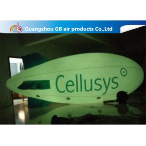 China Commercial Inflatable Helium Balloons , Giant Helium Blimp With LED Light supplier