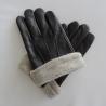 Plain Mens Soft Leather Gloves Customized Size Custom Styles Eco - Friendly