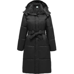 Ggleaf 100% Polyester Light Womens Warm Long Down Coat Medium Large X Large