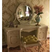 China French Style Bedroom Furniture / French Dressing Table Hand Made Carve on sale