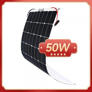 ODM Monocrystalline Flexible Solar Panels 50w For Home