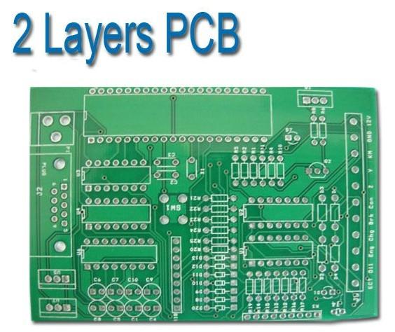 Double Side FR-4 Glass Epoxy laminate Rigid PCB board with OSP , Immersion