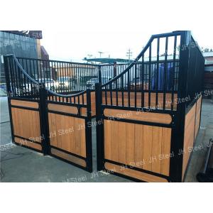 Hot Dip Galvanized Or Powder Coated Horse Stall Panels Bamboo With Rolling