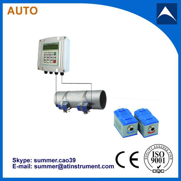 wall mounted inline ultrasonic liquid flow meter