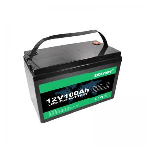 China Compact 12v Lithium Ion Rechargeable Battery Pack Lifepo4 100ah supplier