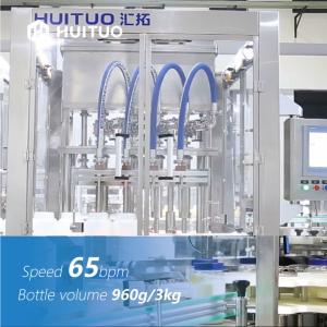 Auto Linear Bottle Liquid Piston Volumetric Filler Machine For Universal Filling