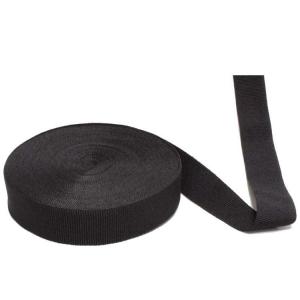 3.5cm Black Elastic Webbing High Tenacity Woven Polyester Elastic Band