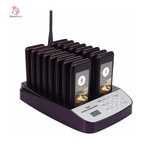 16 pagers restaurant wireless coaster pager sysetm with good quality and cheap price