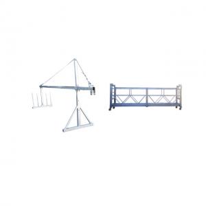 China Aluminum ZLP630 6 meters counter weight hanging platform for sale supplier