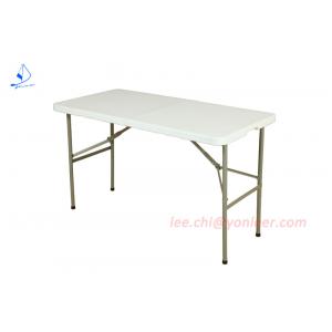 China Popular plastic folding rectangle bench 4-foot folding table for outdoor dining using supplier