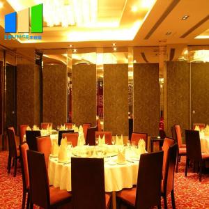 China Gallery Acoustic Room Dividers Restaurant Aluminium Sliding Door 5 Years Warranty supplier
