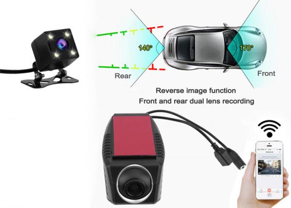 Wifi Car DVR Dash Camera Video Recorder Camcorder Dual Camera Lens Hidden Mini
