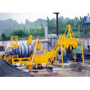 Aggregate Bitumen 30 TPH Double Drum Asphalt Mixing Plant With 97 KW Oil Burner