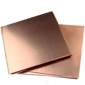 Cold Rolled Decorative Copper Sheets 3mm For Industrial Use