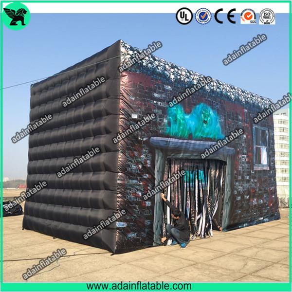 Black Giant Big Event Inflatable Tent , Amazing Advertising Tent For Customzied