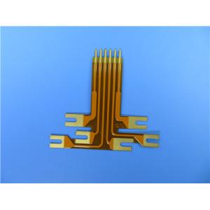 China FPC à couche simple d'épaisseur de 0,25 mm avec 2 onces de cuivre PCB flexible FPC construit sur polyimide avec plaque dorée échantillon FPC wholesale