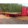 12.5m 3 Axles 40FT Second Hand Semi Trailers Low Flatbed Semi Trailer ISO