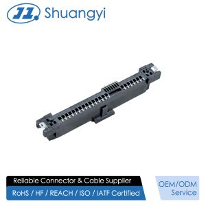 China SAS 29P Female SMT Connector, 15µ" Gold-Plated | High-Speed Electronic Signal Terminal for Automotive, Server & Transmission Applications wholesale