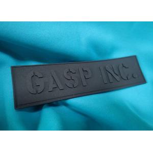 Fashion Custom Clothing Patches For Clothing , 3d Pvc Silicone Rubber Patches