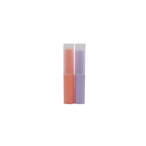 Beauty Package Slim Lip Balm Tubes 3.5g PP Pink Lip Balm Container