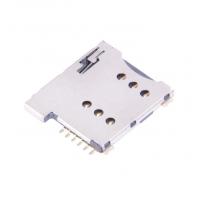 China SUS Shell H1.35 6pin Nano Sim SD Card Connector Holder on sale