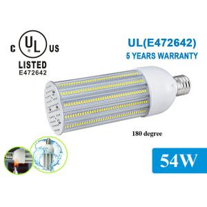 China 180 Degree Samsung 5630 UL LED Corn COB Light Bulbs 54W 2700K - 6500K for Pathway Lighting supplier