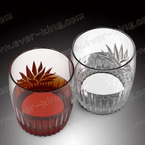 2OZ Custom Round Colored Clear Glass Cup Shot Glass