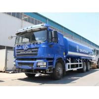 China F3000 5000 Gallon Water Tanker Trucks SHACMAN Blue Water Truck on sale