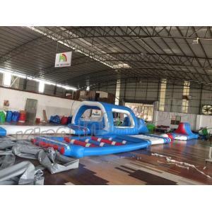 Customized Type Giant Inflatable Water Playground , Floating Water Park