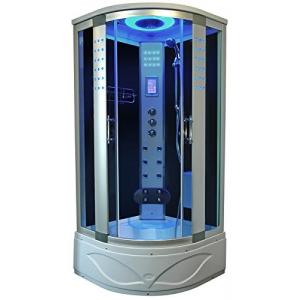 High End Steam Shower Tub Combo Hydromassage Shower Cabin With Gray Door Glass