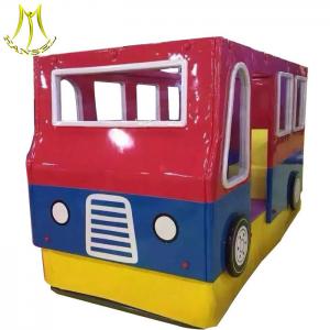 Hansel  children play game soft play car items for rent attraction large kiddie bus ride in mall
