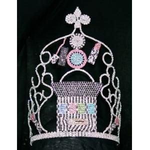 Making up theme pageant crowns and tiaras custom crowns crystal tiaras wholesale crowns supplier manufactuer pai crown