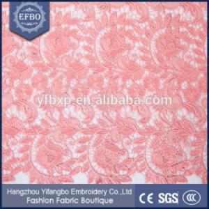 High quality 51&quot;-52&quot; width new design wedding embroidery lace/ guipure lace for fashion dress
