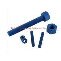 China Astm A193 B7 Stud Bolts with heavy duty nuts on sale