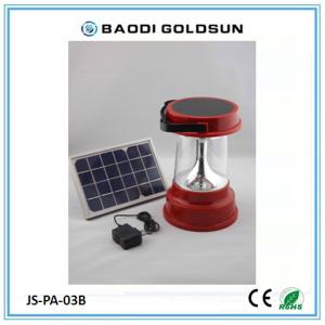 Portable Solar LED Camping Light with USB Charger