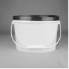 China 5.5L Oval Plastic Packaging Bucket Customized With A Lid And Hand Pull wholesale
