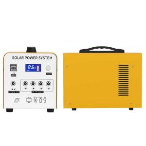 Solar System Portable Power Station Generator To Charge Light And Fan