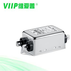 China Metal Case AC Line RFI Filter , 1760VDC Single Phase EMI Filter supplier