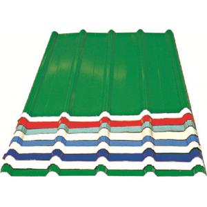 China Red/ Blue/ White Corrugated Metal Sheets , Recyclable Steel Sheets - Roof/Wall wholesale