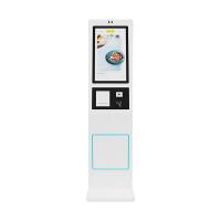 China QR Code Scanner Optional 21.5'' Self Service Kiosk With HD Resolution on sale