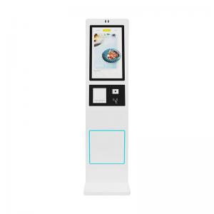 QR Code Scanner Optional 21.5'' Self Service Kiosk With HD Resolution