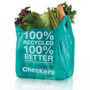 100% Biodegradable Shopping Bags , T Shirt Compostable Grocery Bags