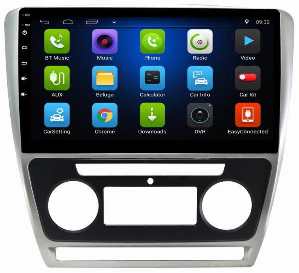 Ouchuangbo car radio  touch screen for Skoda Octavia 2010-2013 automatic with 2GB RAM BT SWC USB android 8.1 ststwm