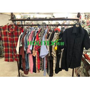 China Fashionable Second Hand Mens Short Sleeve Shirts American Style With All Size supplier